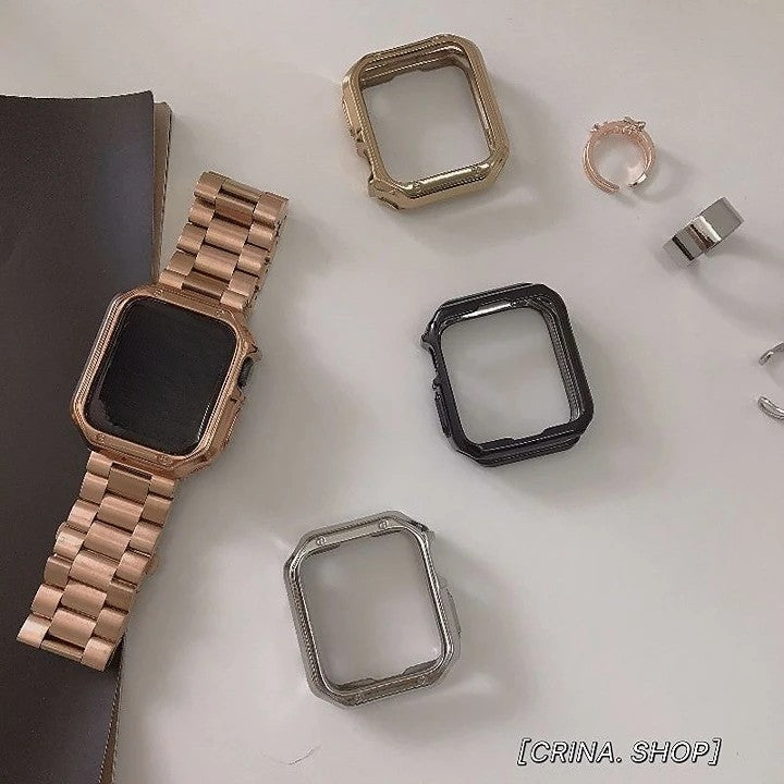 Apple watch band stainless steel strap