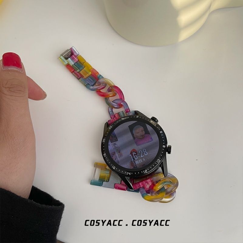 Huawei smart watch band transparent resin watch strap