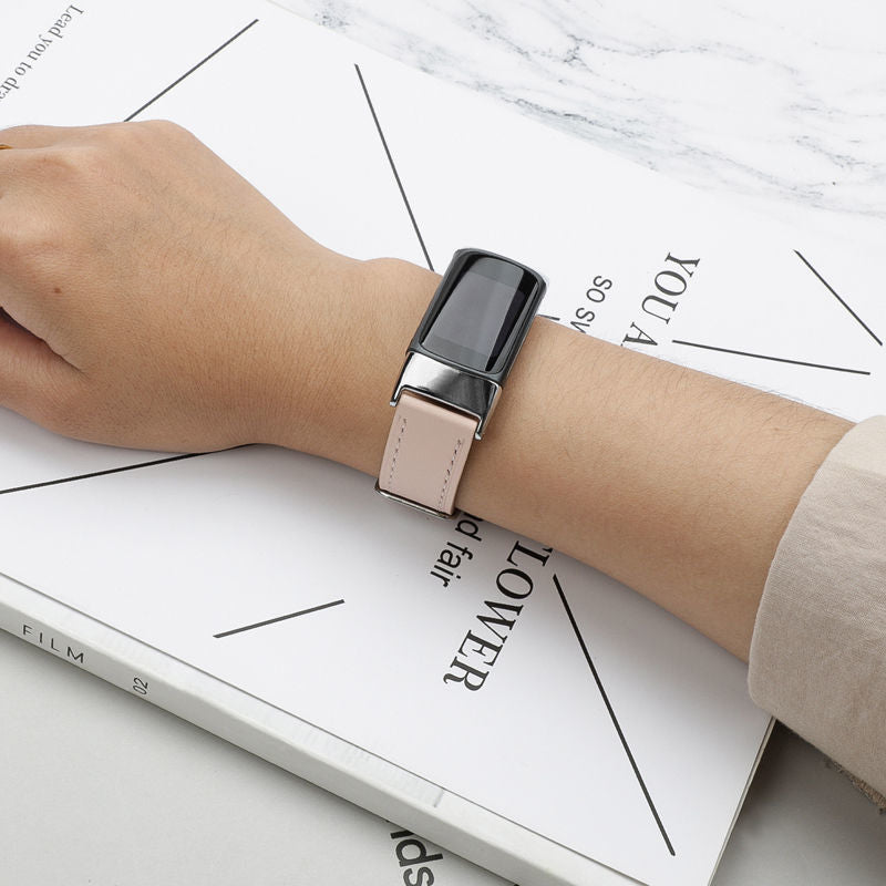 Fitbit charge5 band women's genuine leather strap