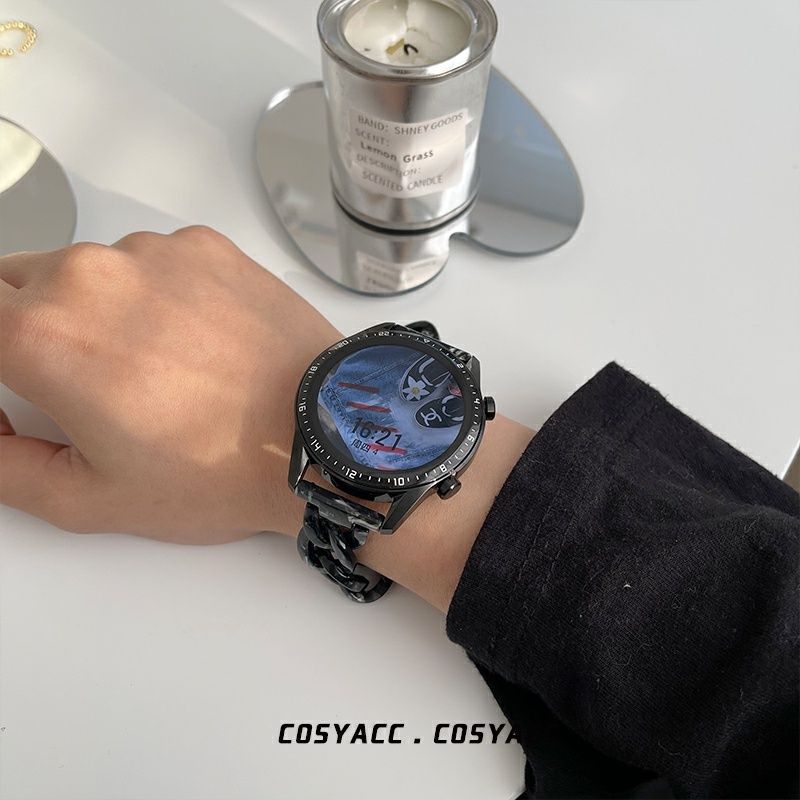 Huawei smart watch band transparent resin watch strap