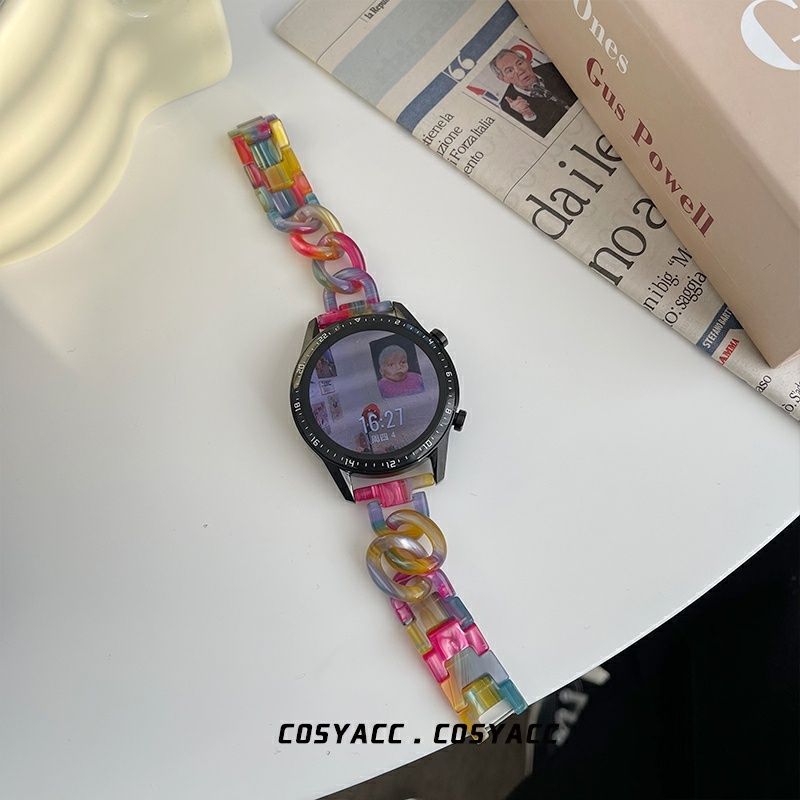 Huawei smart watch band transparent resin watch strap