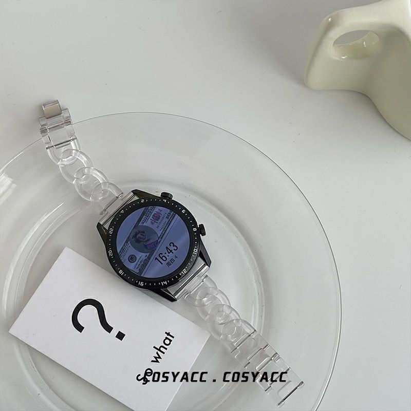 Huawei smart watch band transparent resin watch strap