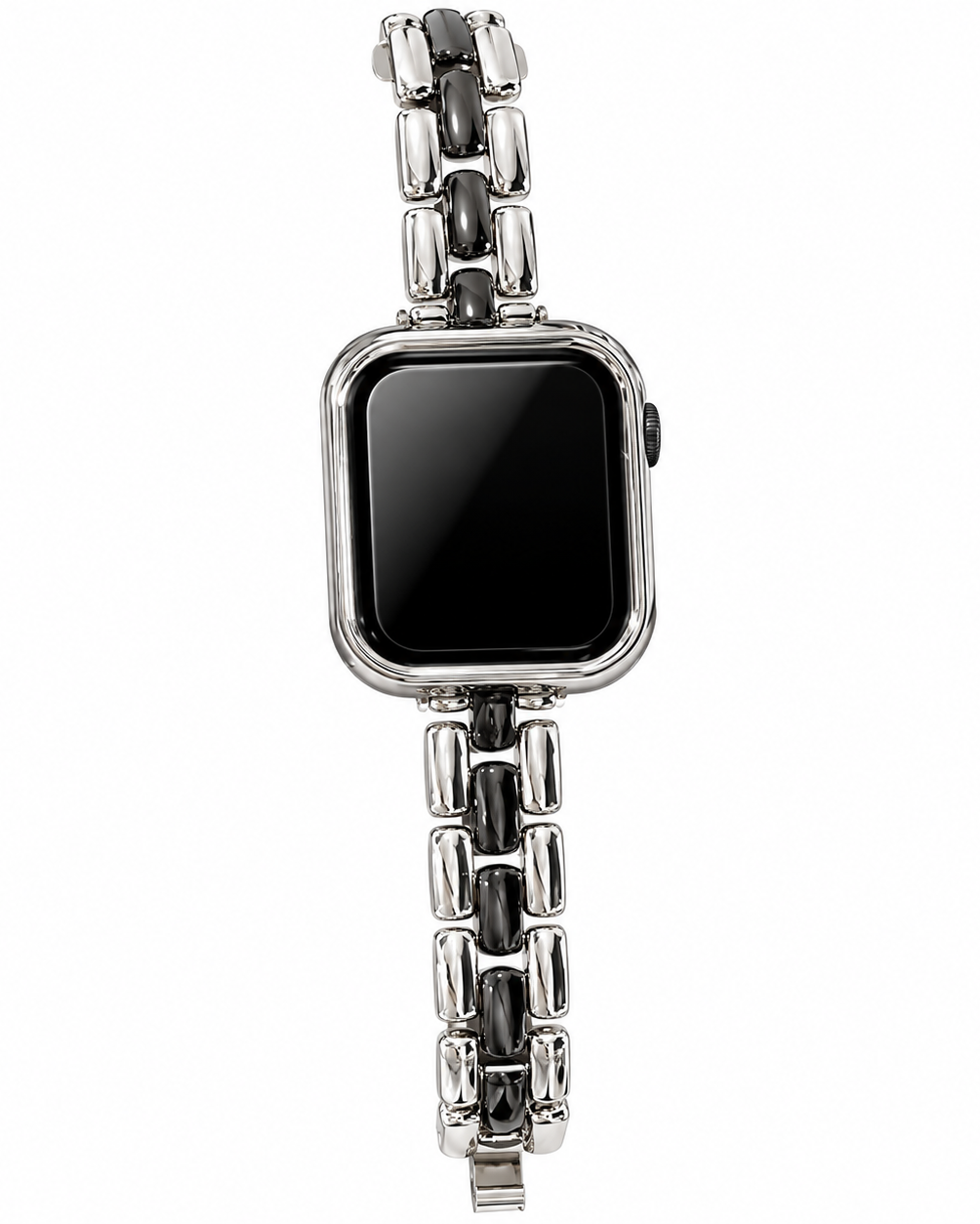 Teardrop-Shaped Metal Apple Watch Band