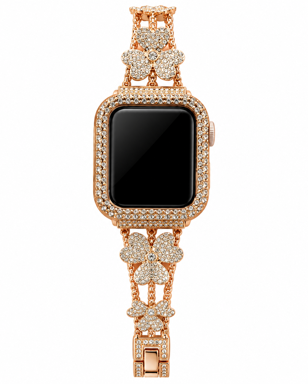 Chain Clover Crystal Apple Watch Band