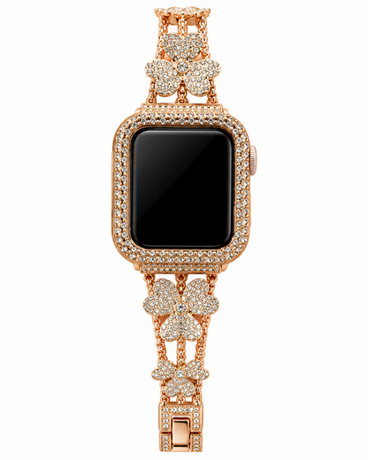 Chain Clover Crystal Apple Watch Band