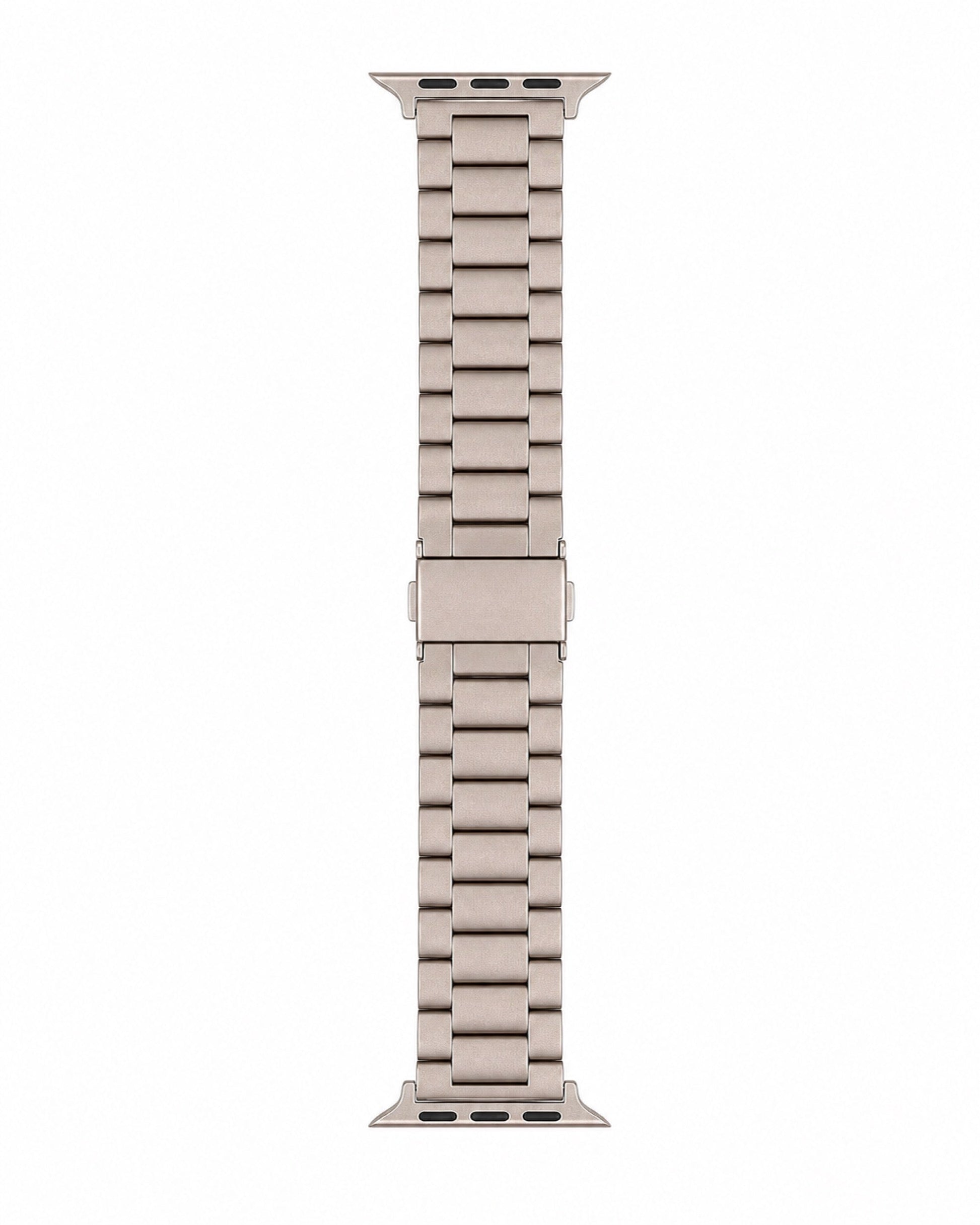 Star Light Three Beads Apple Watch Band - white background product view