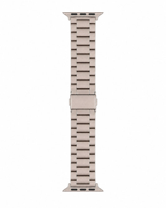 Star Light Three Beads Apple Watch Band - white background product view