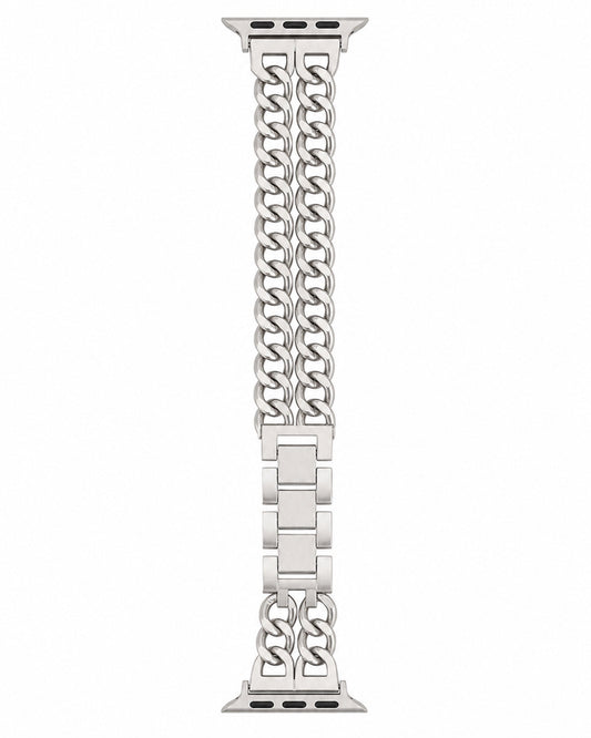 Star Light Double Chain Apple Watch Band - white background product view