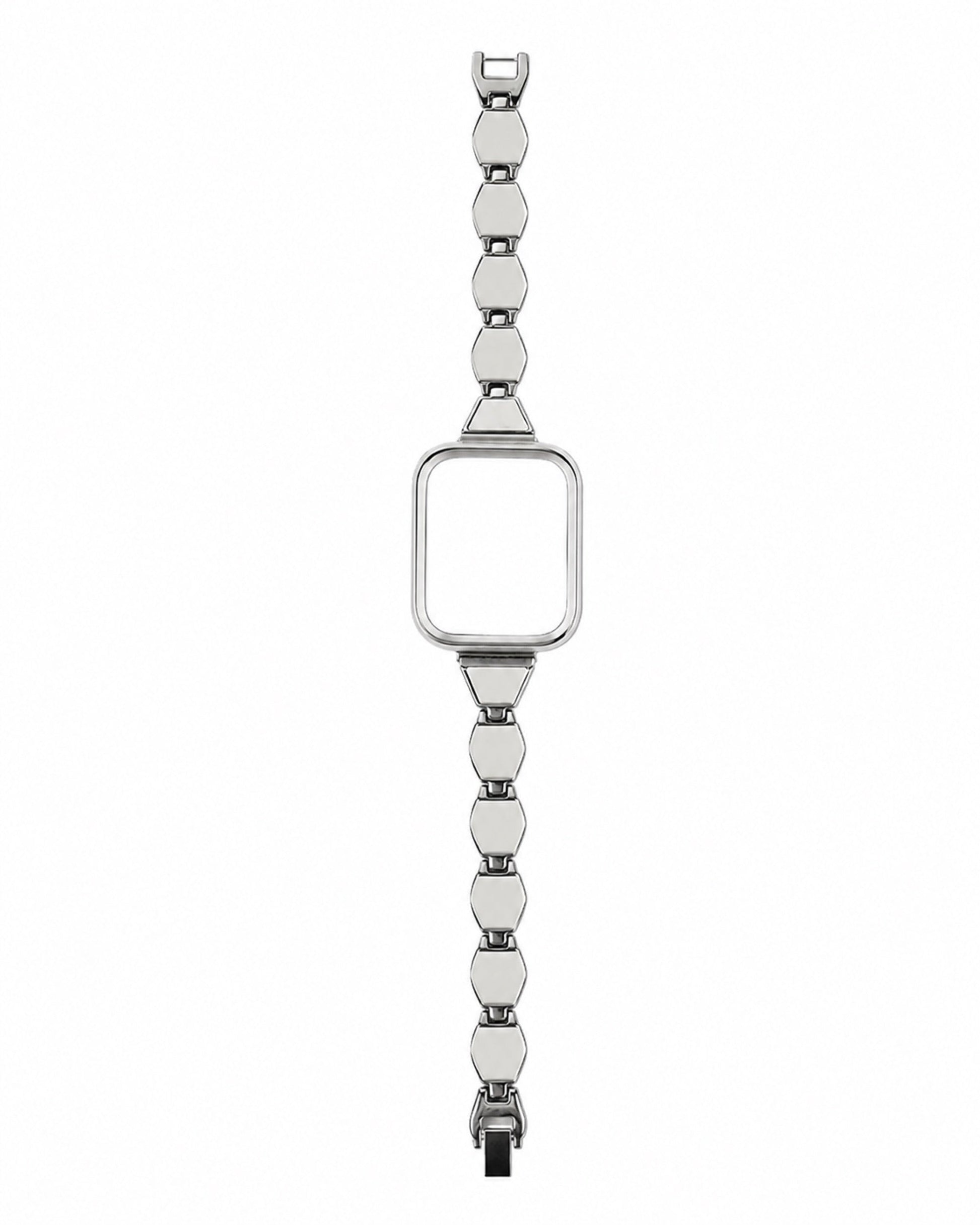 Hexagonal Metal Apple Watch Protective Case - white background product view