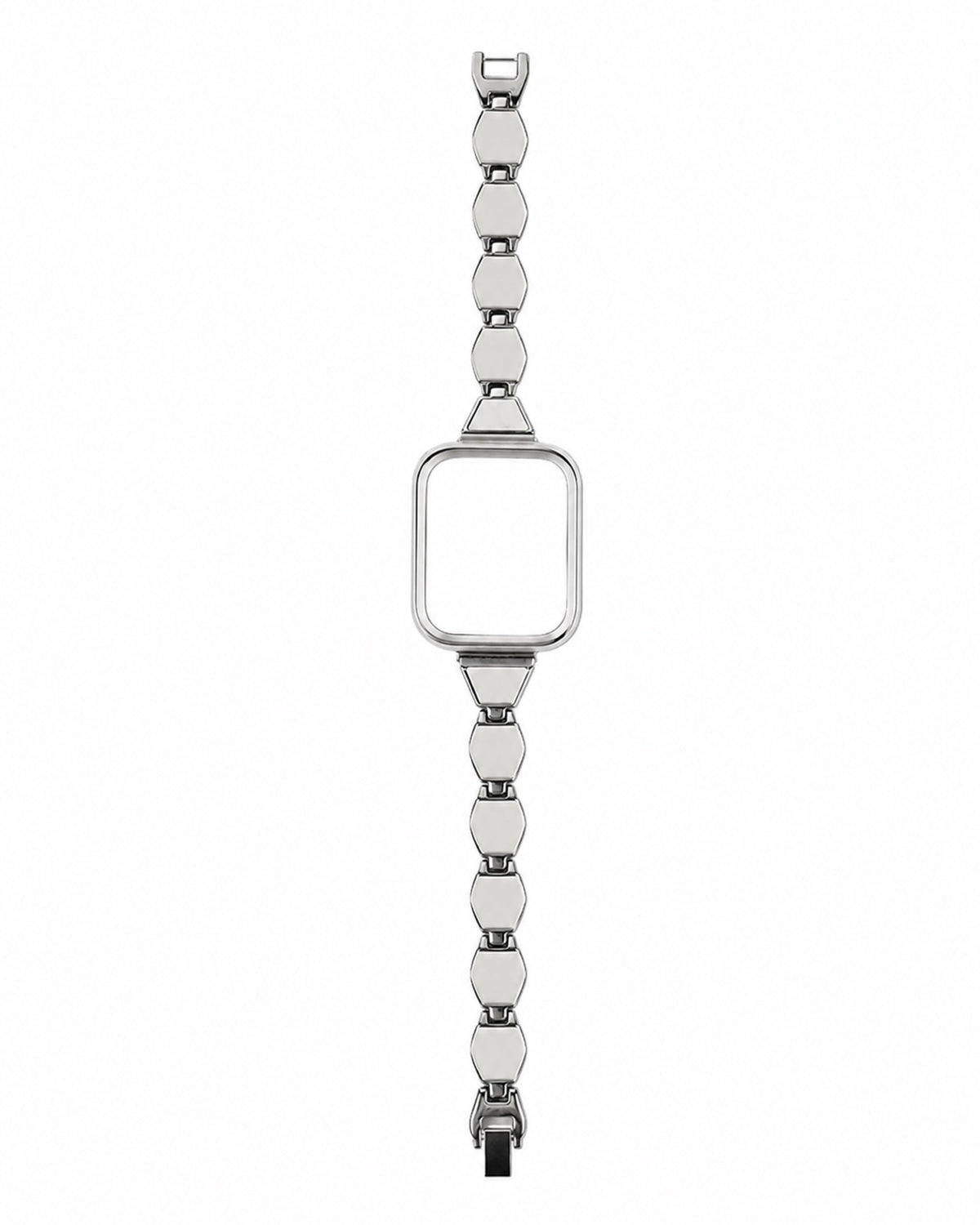 Hexagonal Metal Apple Watch Protective Case - white background product view