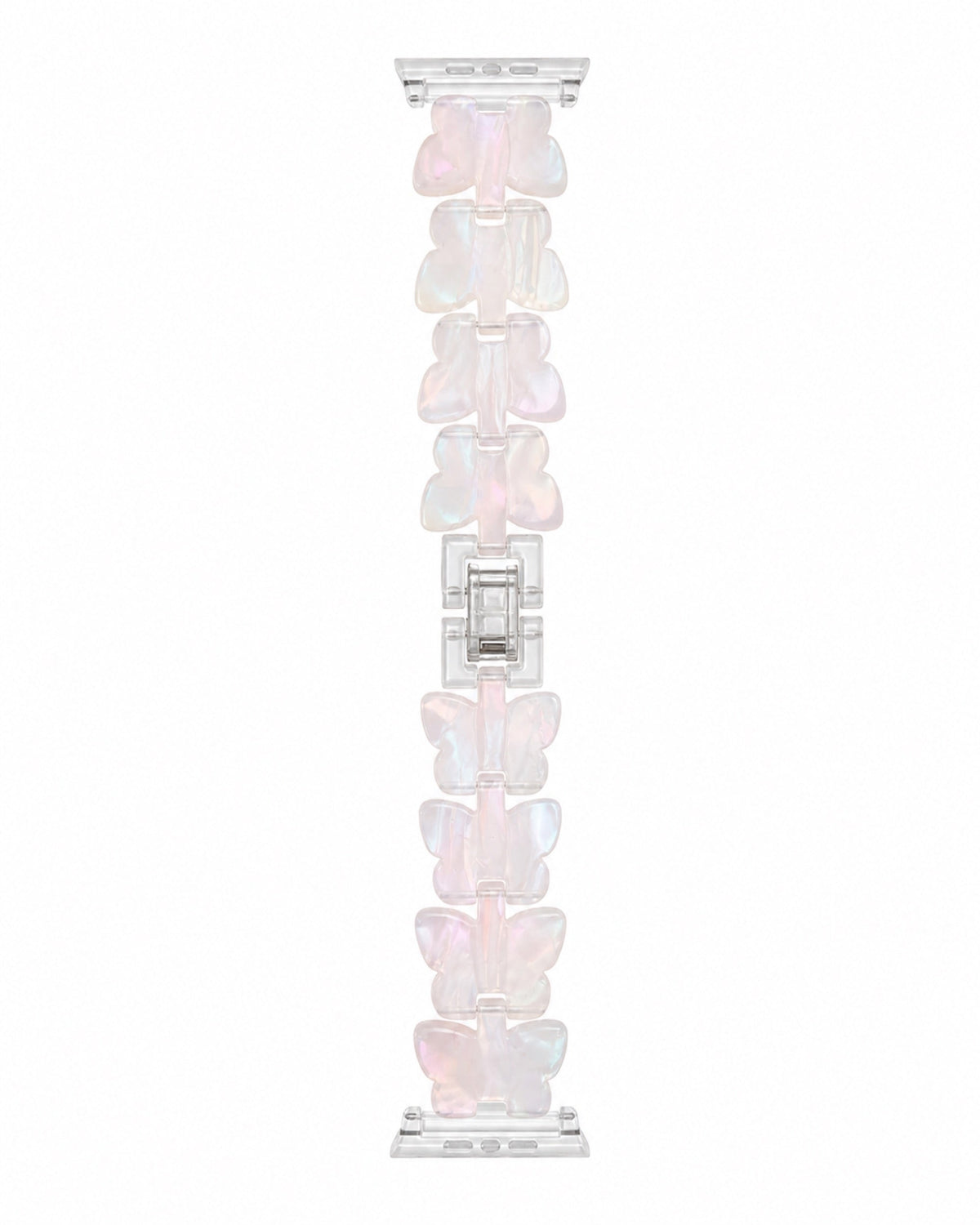 Butterfly Resin Apple Watch Band - white background product view