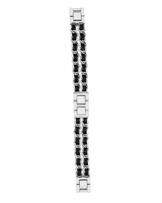 Classic Style Stainless Steel Apple Watch Band - white background product view