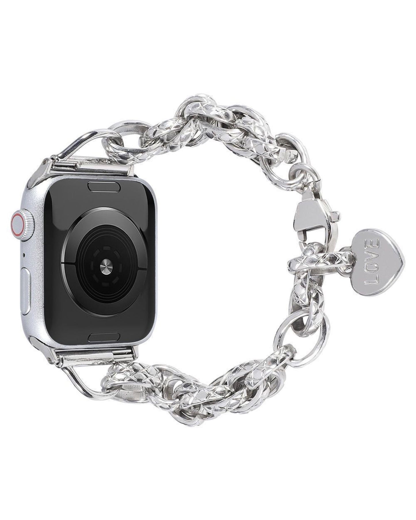 Metal Pendant Bracelet Punk Apple Watch Band - white background product view