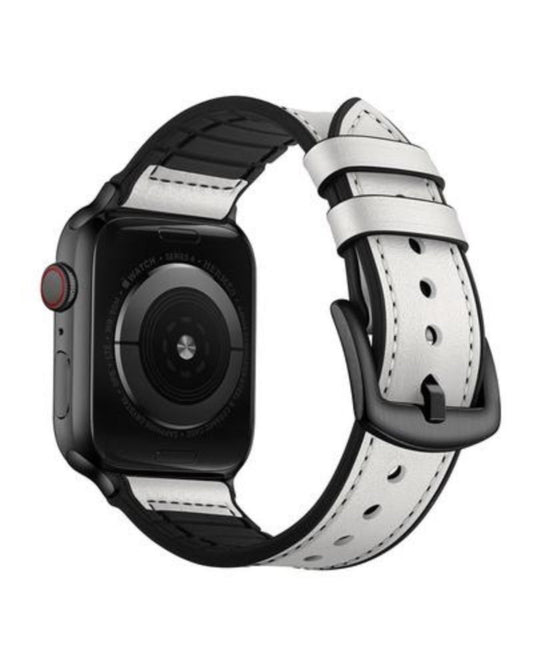 Silicone Apple Watch Band - white background product view