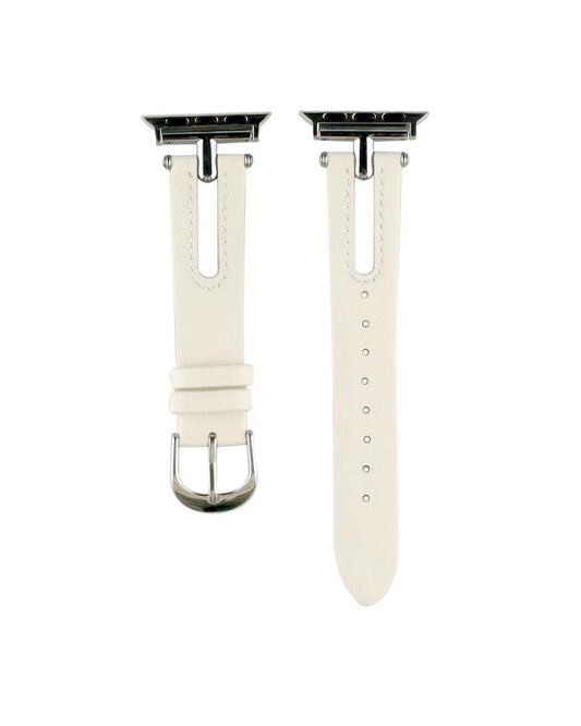 Leather Apple Watch Band - white background product view