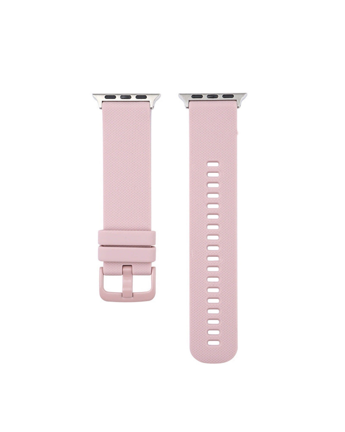 Silicone Apple Watch Band - white background product view