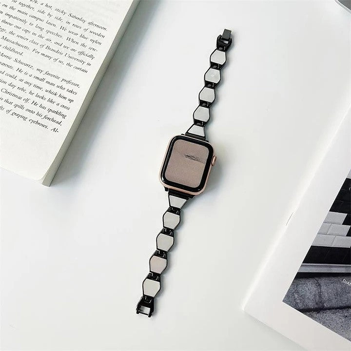 Hexagonal Metal Apple Watch Protective Case