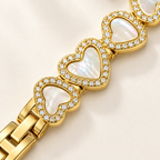 Heart-Link Crystal Smartwatch Band