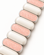 Blush Resin-Link Watch Band