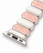 Blush Resin-Link Watch Band