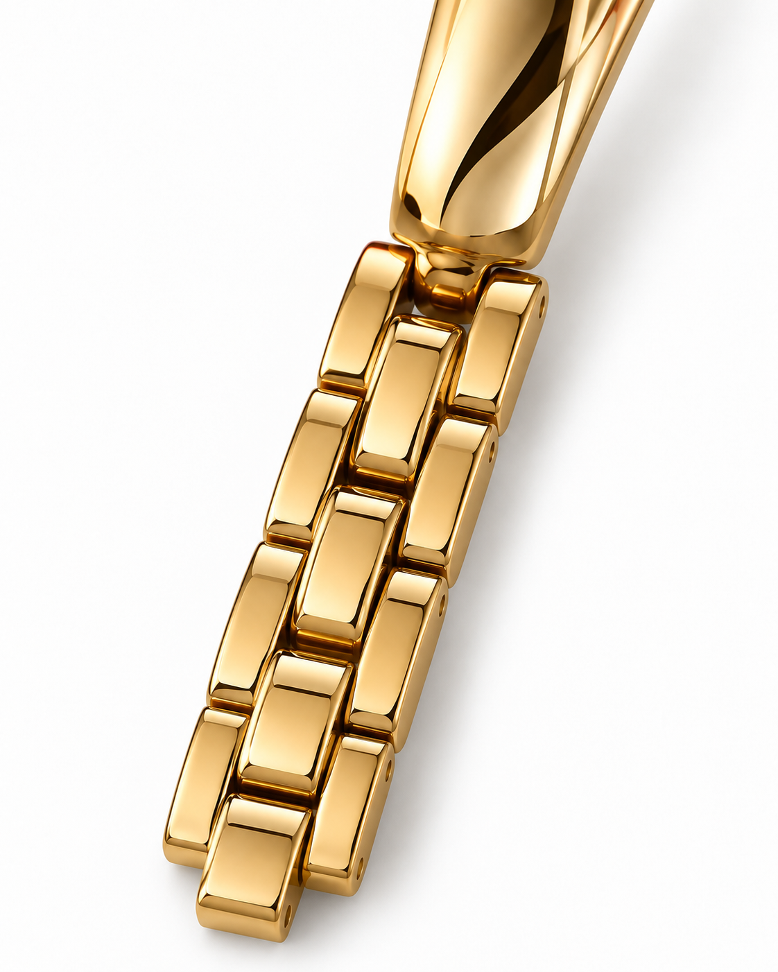 Geometric Link Stainless Steel Apple Watch Band