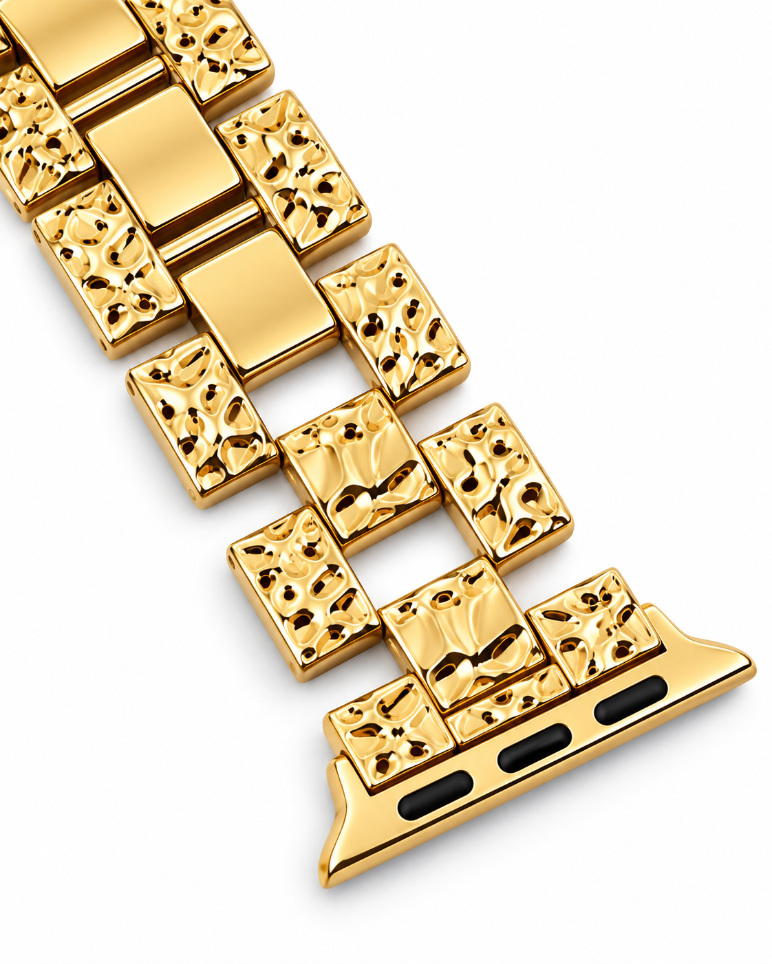 Texture Rhombus Metal Apple Watch Band