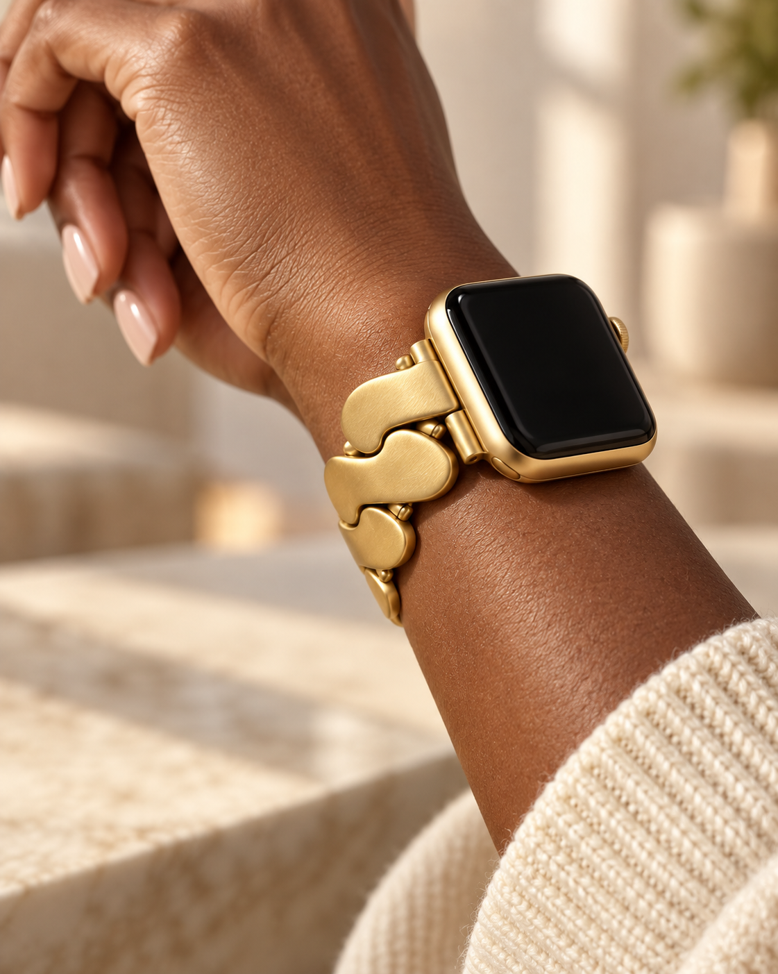 Wave Pattern Matte Apple Watch Band