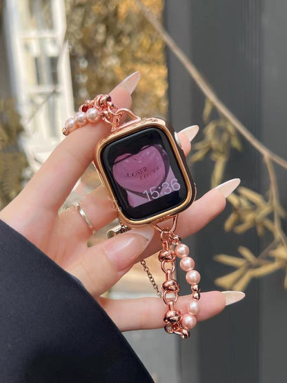 Midnight Bead & Chain Apple Watch Band