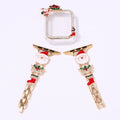 Santa Crystal Watch Case & Dangle Charm Set