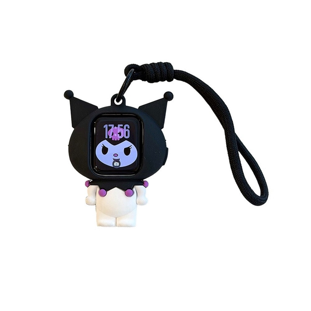Bow Cat Smartwatch Case with Lanyard