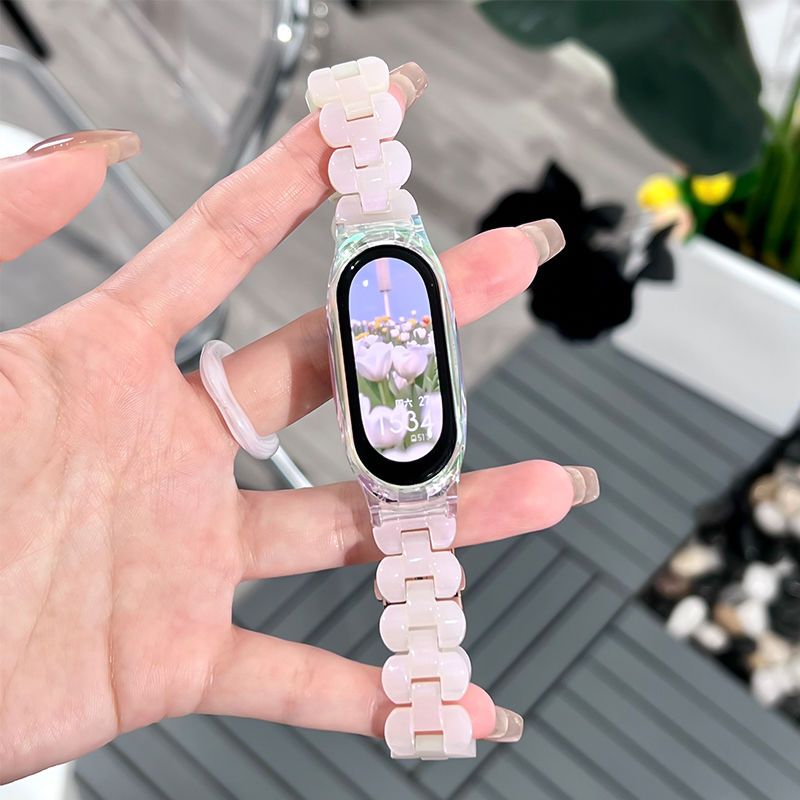 Mi bracelet wrist strap new laser resin strap